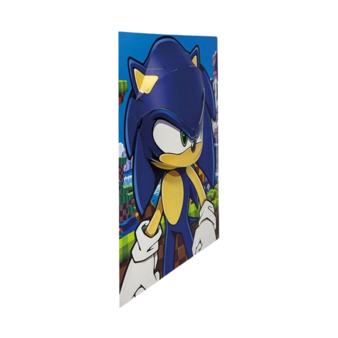 Sonic The Hedgehog 3D PopHeads Poster