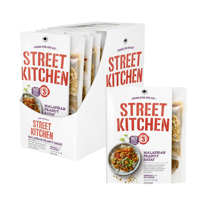 Street Kitchen Malaysian Peanut Satay Asian Stir Fry Kit