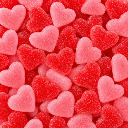 Sugared Hearts Strawberry Retro Pick N Mix Traditional Sweets