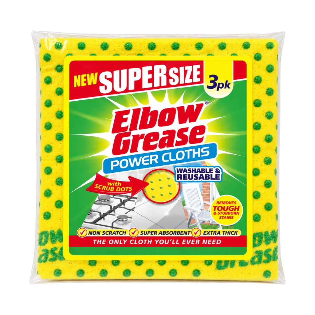 Elbow Grease Super Size Power Cleaning Cloths