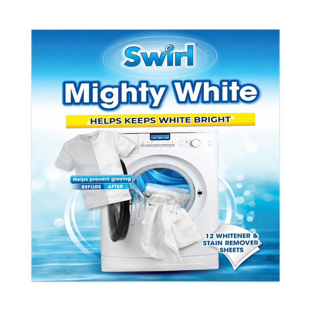 Swirl Mighty White Whitener & Stain Remover Sheets