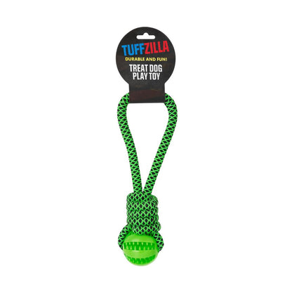 Tuffzilla Durable & Fun Treat Rope Dog Toy