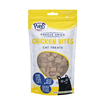 Drools Tasty Purrs Freeze Dried Chicken Bites Cat Treats