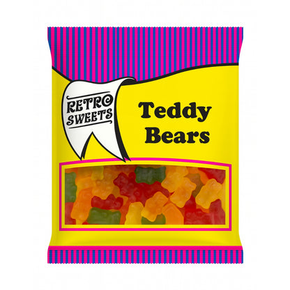 Retro Pick N Mix Sweets Teddy Bears