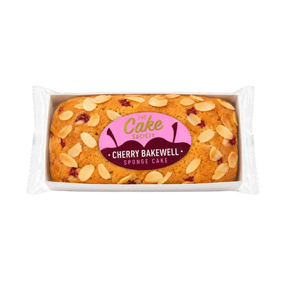 The Cake Society Cherry Bakewell Sponge Cake Loaf