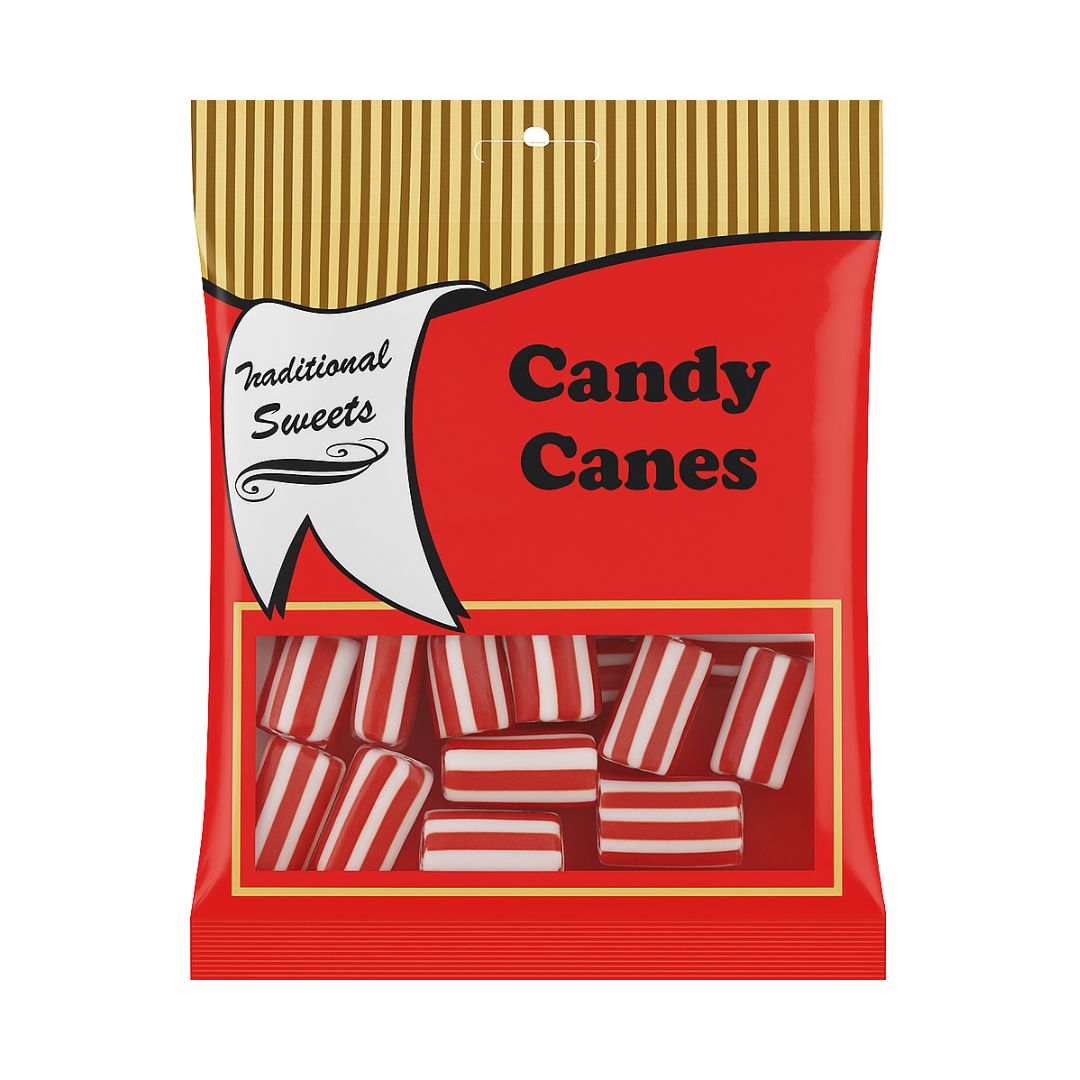 Traditional Sweets Fruit Flavour Candy Canes