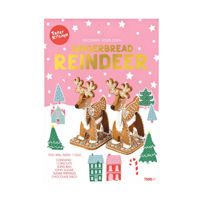 Treat Kitchen Decorate Your Own Sugar Biscuit Reindeer Kit