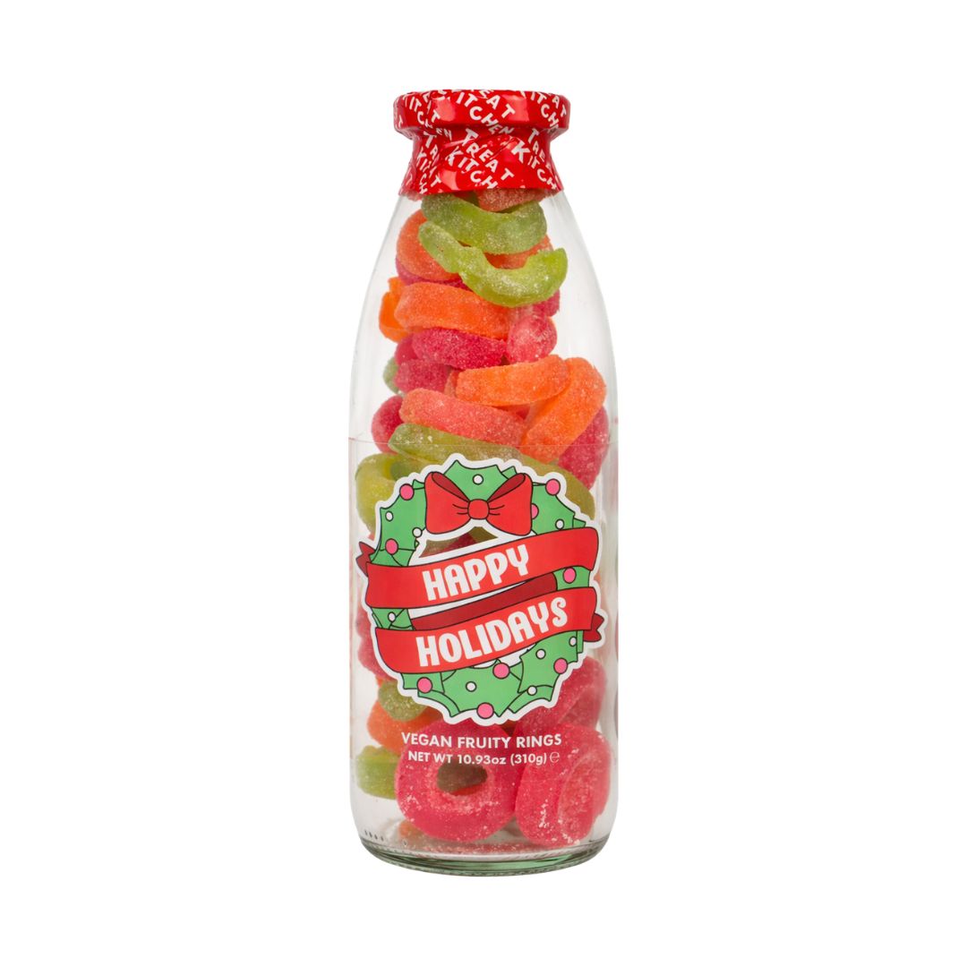 Treat Kitchen Happy Holidays Vegan Fruity Rings Sweets