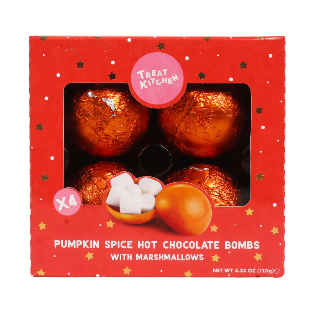 Treat Kitchen Pumpkin Spice Hot Chocolate Bombs