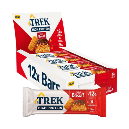 TREK High Protein Lotus Biscoff Bars