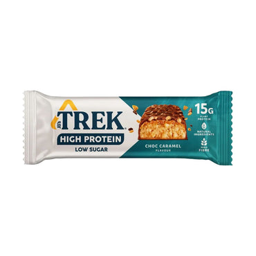 TREK High Protein Low Sugar Choc Caramel Flavour Bars