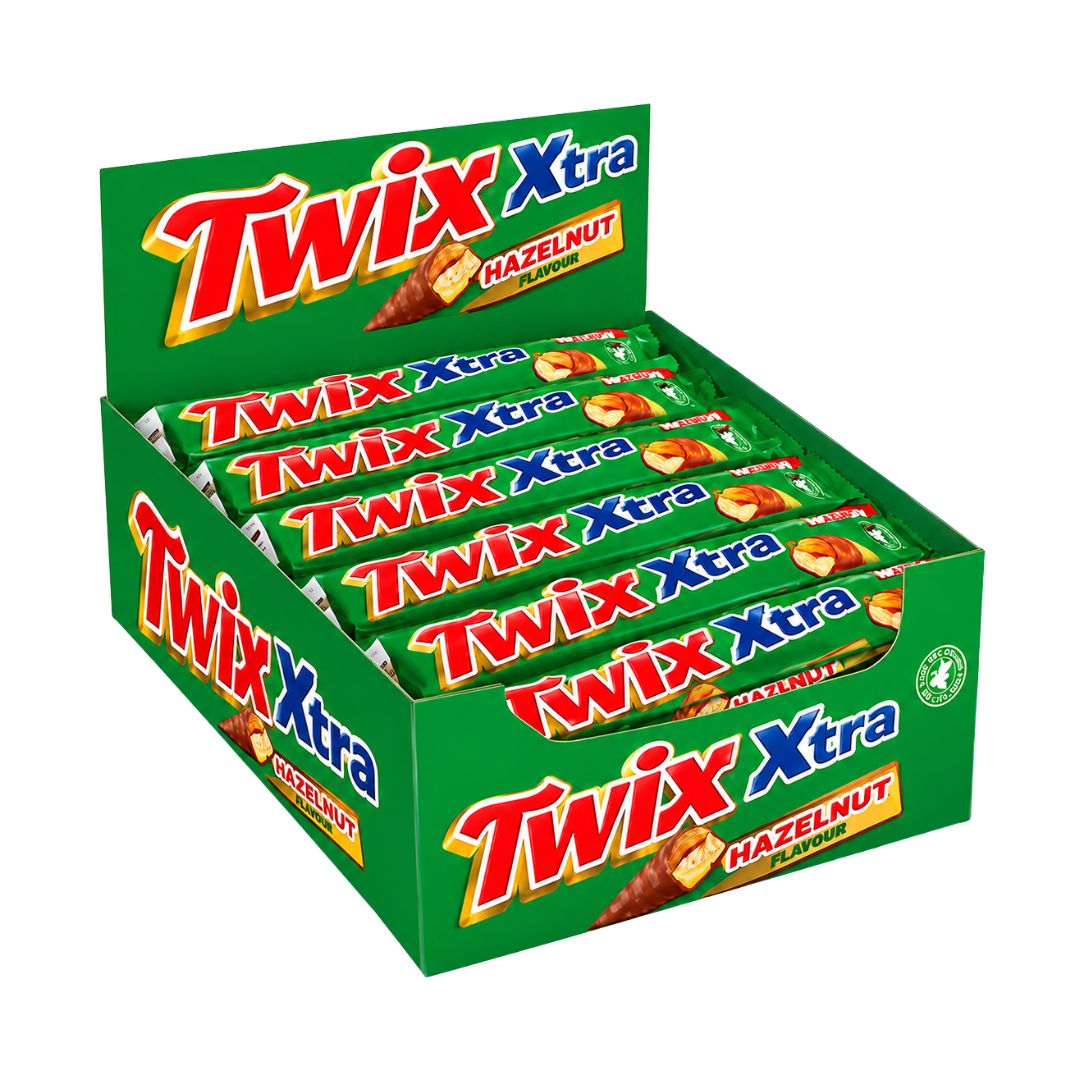 TWIX Hazelnut Flavour Xtra Chocolate Bars