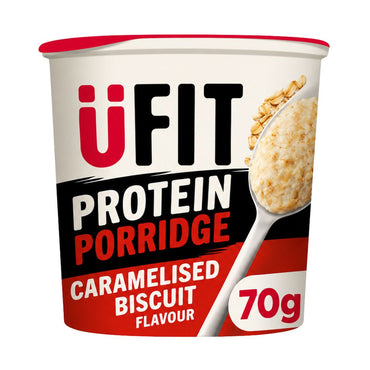 ÜFIT Protein Caramelised Biscuit Porridge Pots