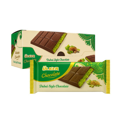 Ulker Dubai Chocolate Crunchy Kadaif with Pistachio Filling