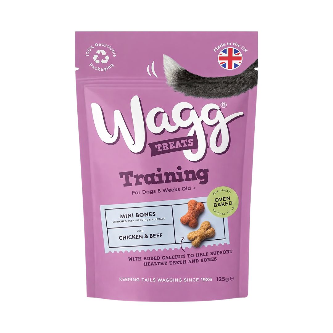 Wagg Training Treats Mini Bones with Chicken & Beef