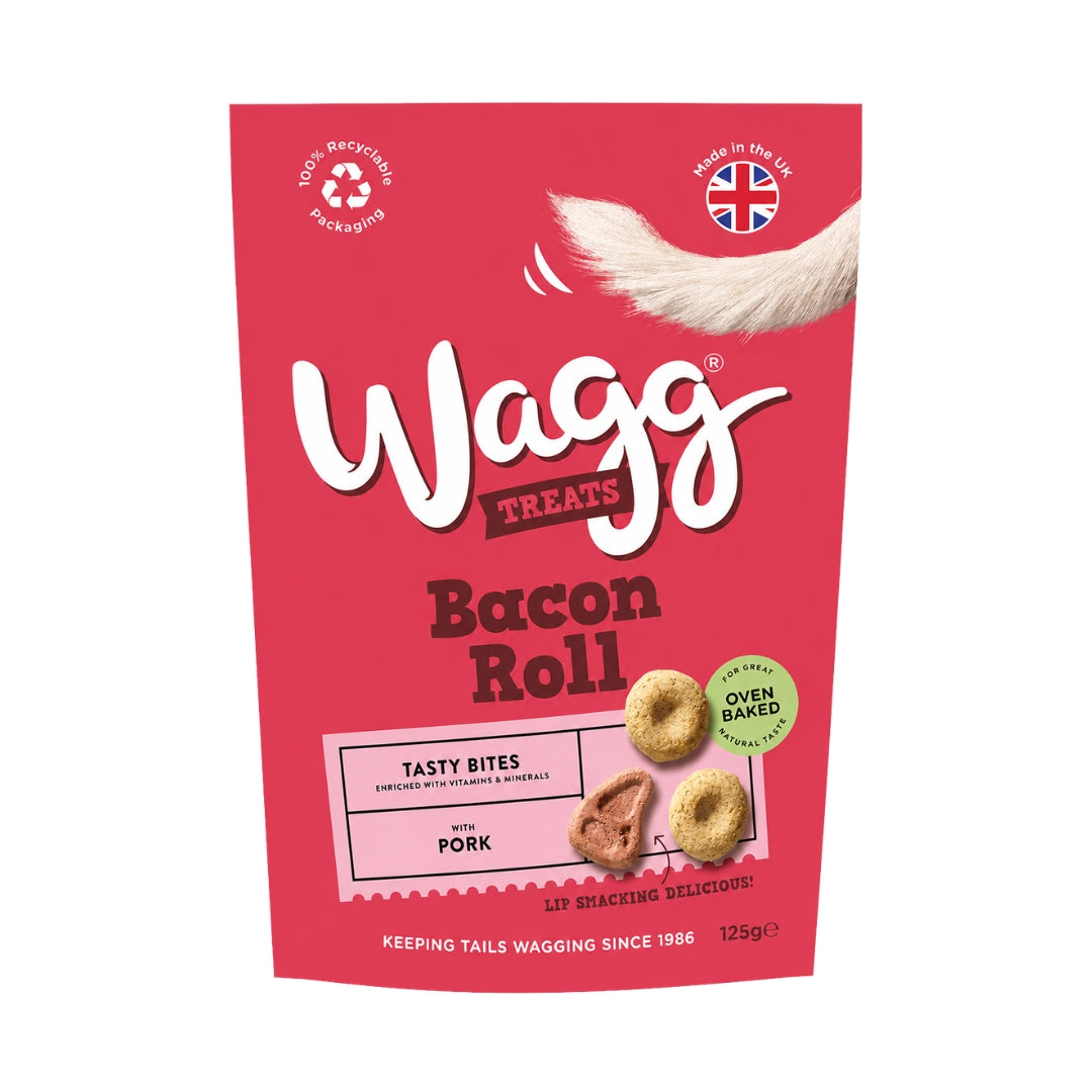 Wagg Bacon Roll Dog Treats
