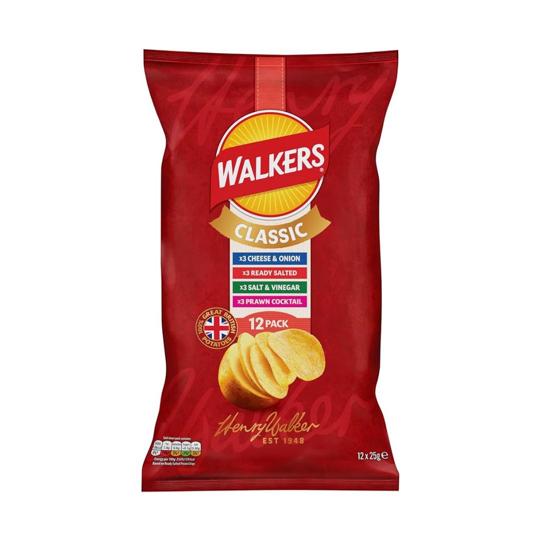 Walkers Classic Variety Multipack