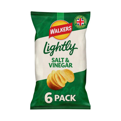 Walkers Lightly Salt & Vinegar Crisps Multipack