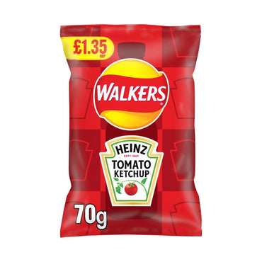 Walkers Heinz Tomato Ketchup Flavour Crisps