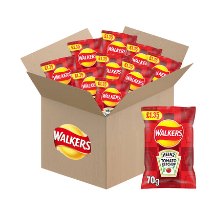 Walkers Heinz Tomato Ketchup Flavour Crisps