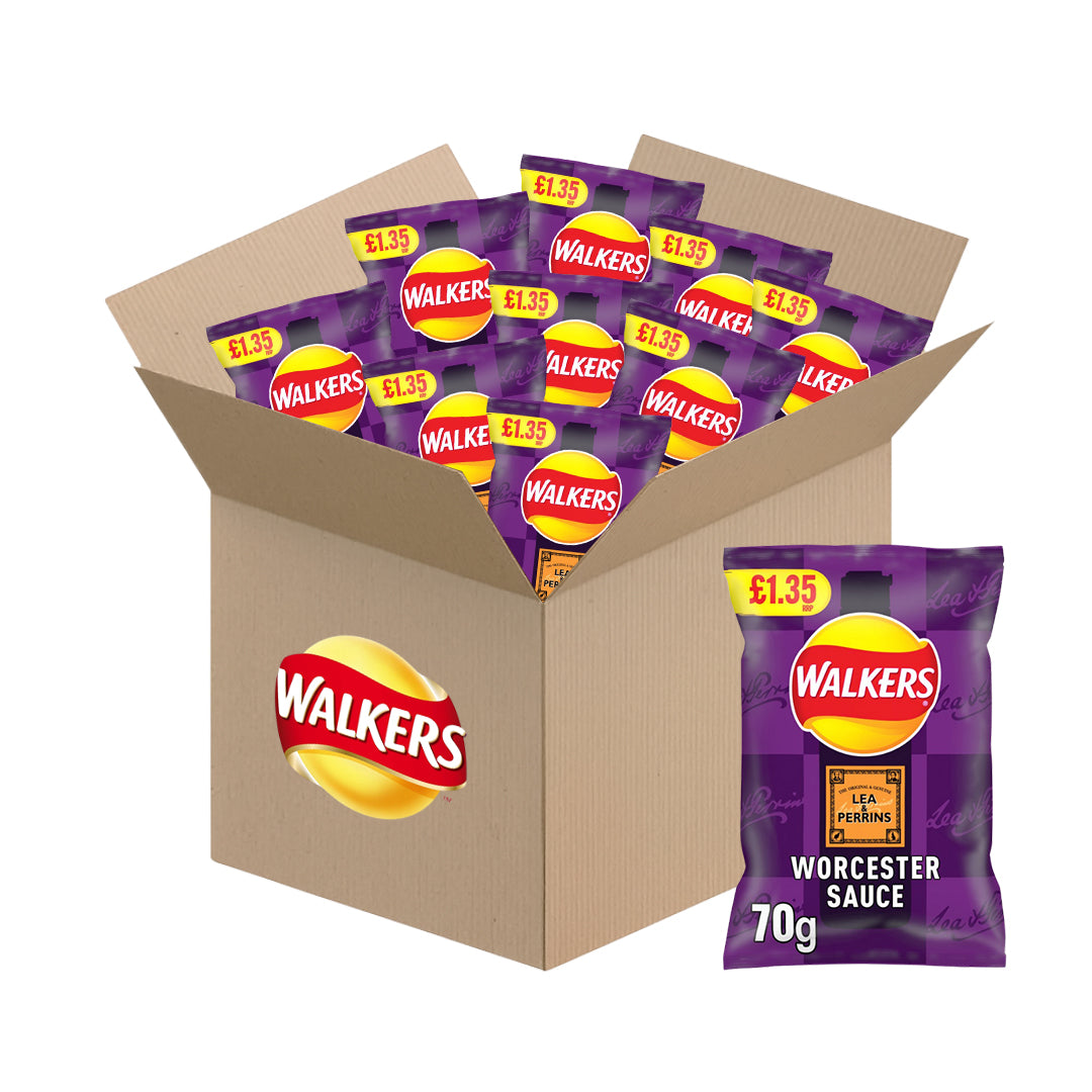 Walkers Lea & Perrins Worcester Sauce Crisps