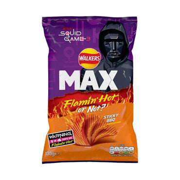 Walkers Max Netflix Squid Game “Flamin’ Hot or Not? Crisps