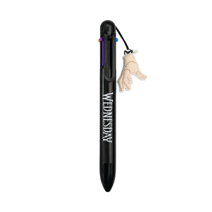 Wednesday Multi Colour Pen with Charm
