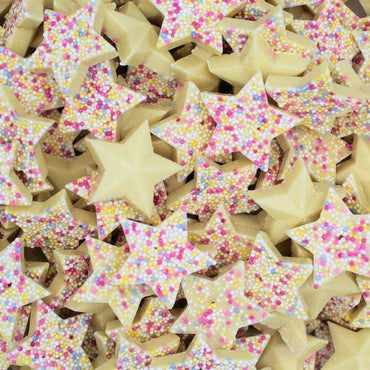 Retro Pick N Mix Traditional Sweets White Chocolate Stars