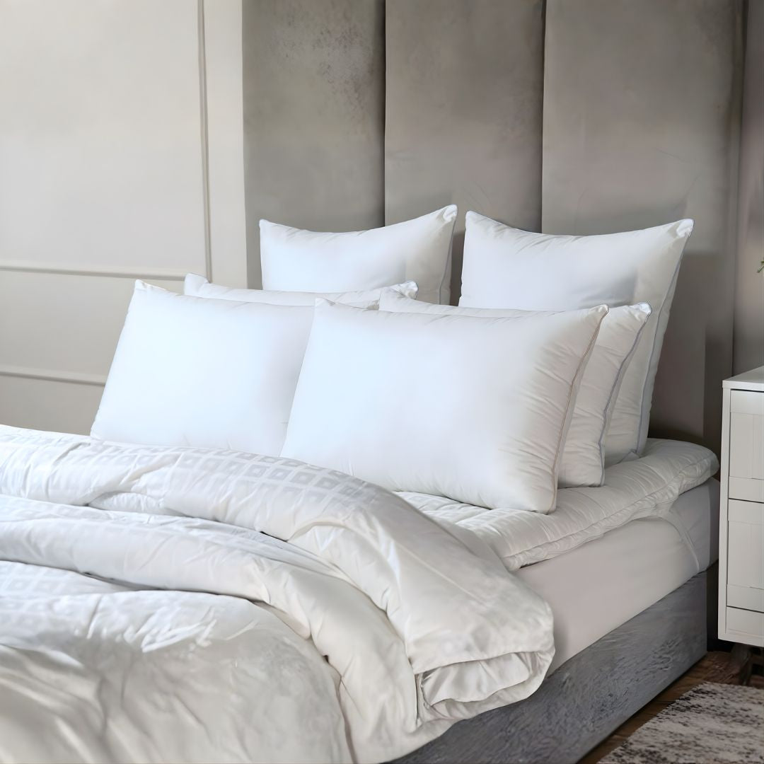 White Luxury Box Pillow