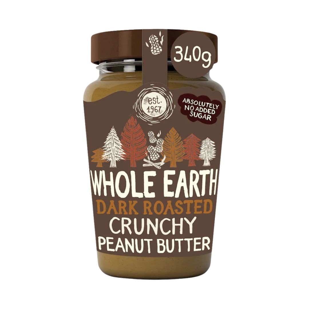Whole Earth Dark Roasted Crunchy Peanut Butter
