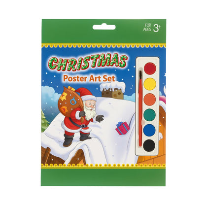 Xmas Poster A4 Art Paint Set