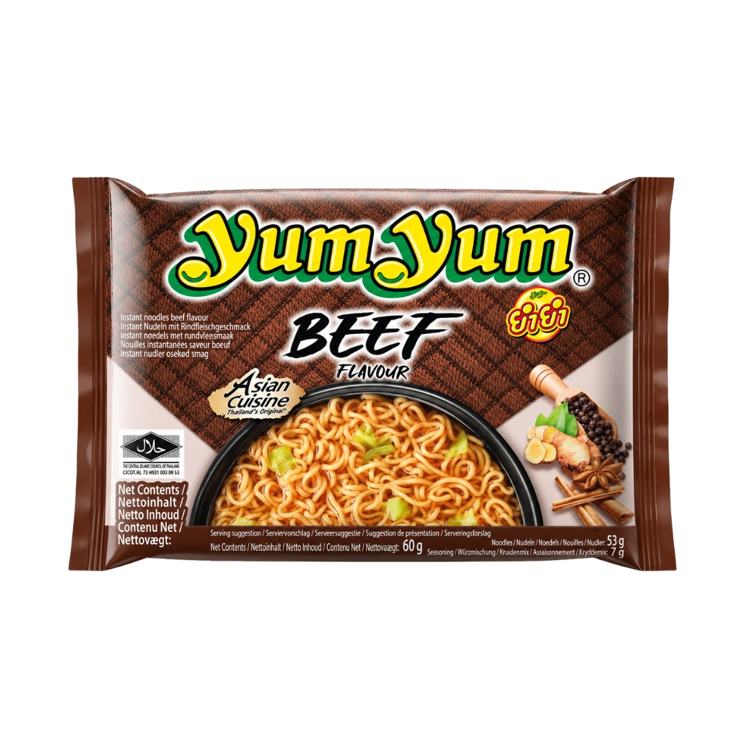 Yum Yum Beef Flavour Instant Noodles