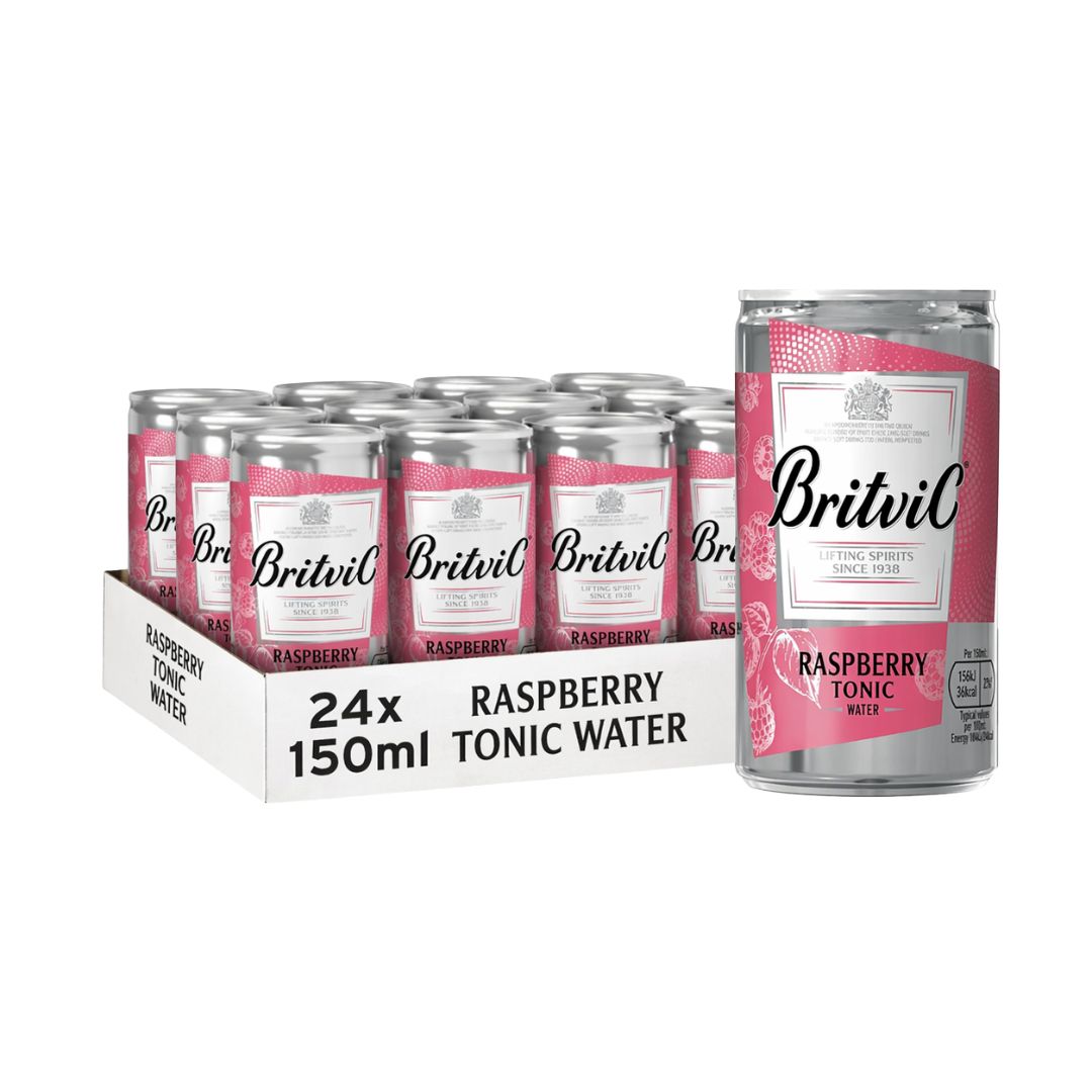 Britvic Raspberry Tonic Water Miniature Cans