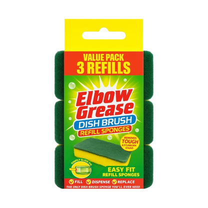 Elbow Grease Dish Brush Refill Sponges