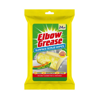 Elbow Grease Antibacterial Surface Scrub Wipes