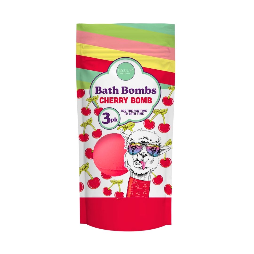 Elysium Spa Cherry Bomb Bath Bombs