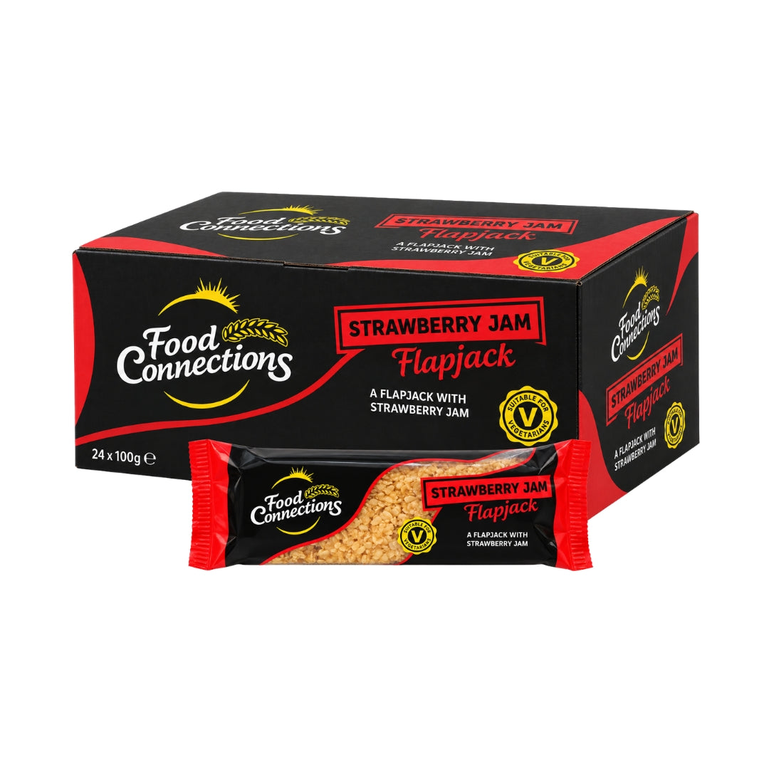 Food Connections Strawberry Jam Flapjacks