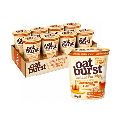 Oat Burst Golden Syrup Instant Porridge Pots