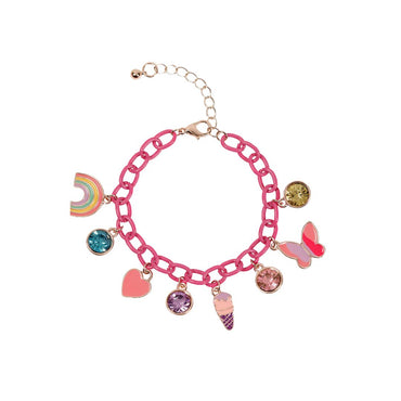 Tikkers Pink Multi Icon Watch Charm Gift Set